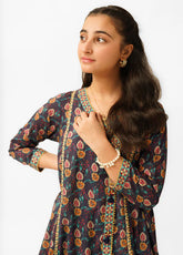 Mahroo Digital Printed Lawn 2 Piece Stitched Suit MMCS25K&G D-T-ALPRTW-034